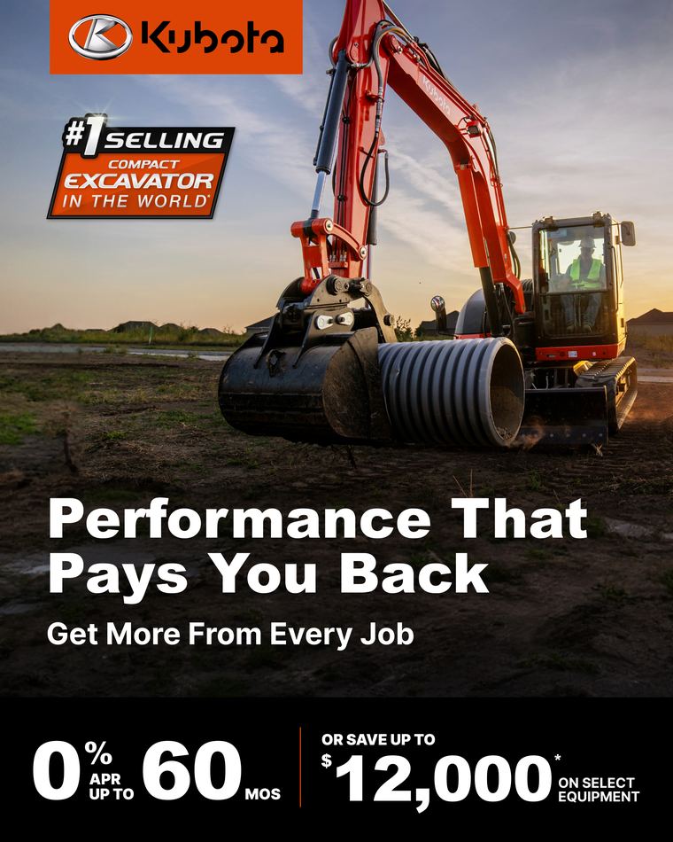 Kubota KX080-5 — September offer creative