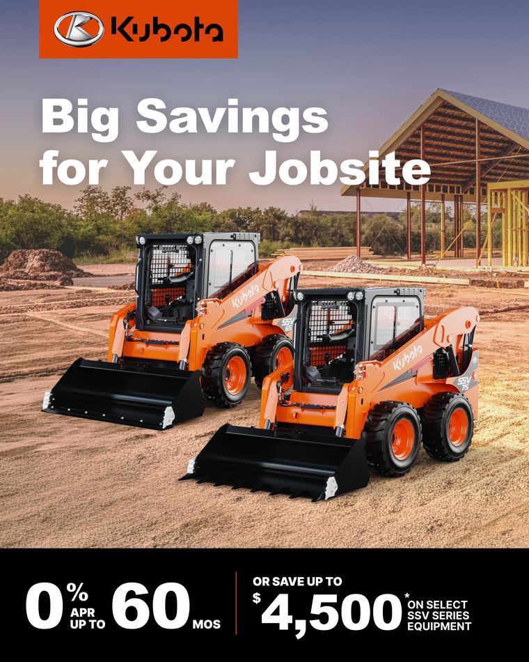 Kubota SSV Series — September offer creative