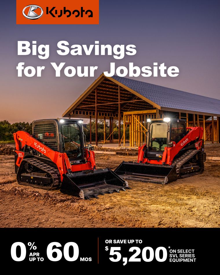 Kubota SVL Series — September offer creative