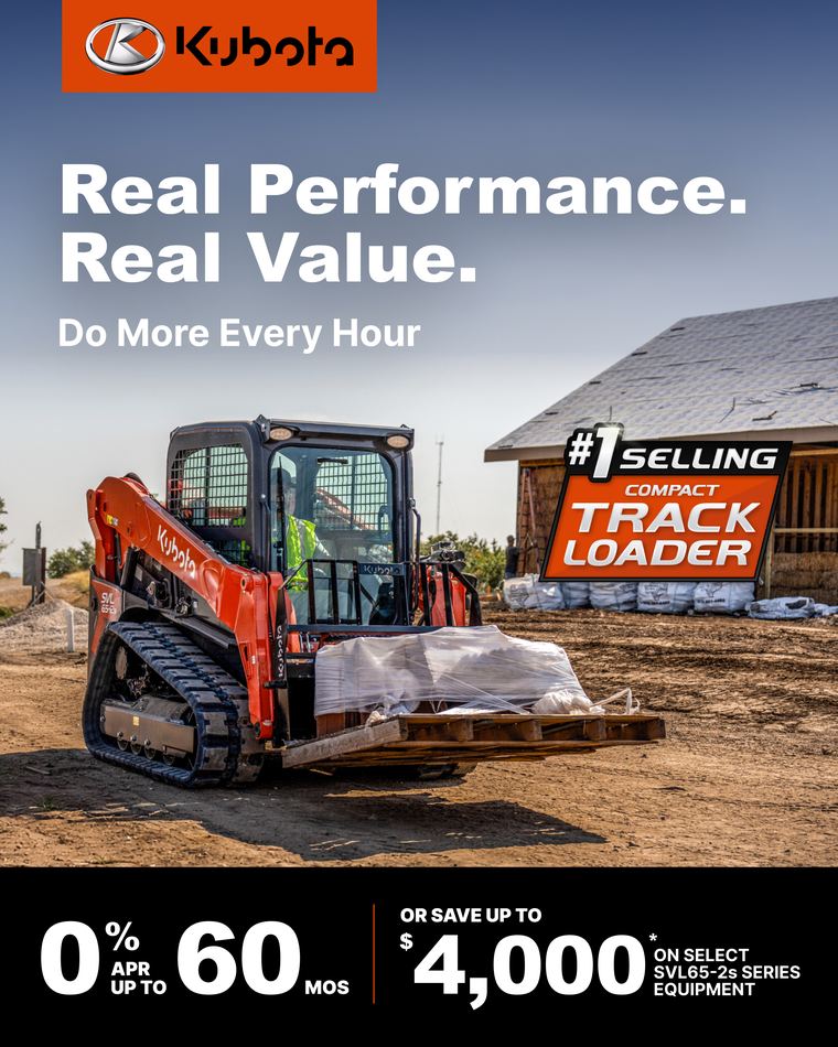 Kubota SVL65-2s — September offer creative
