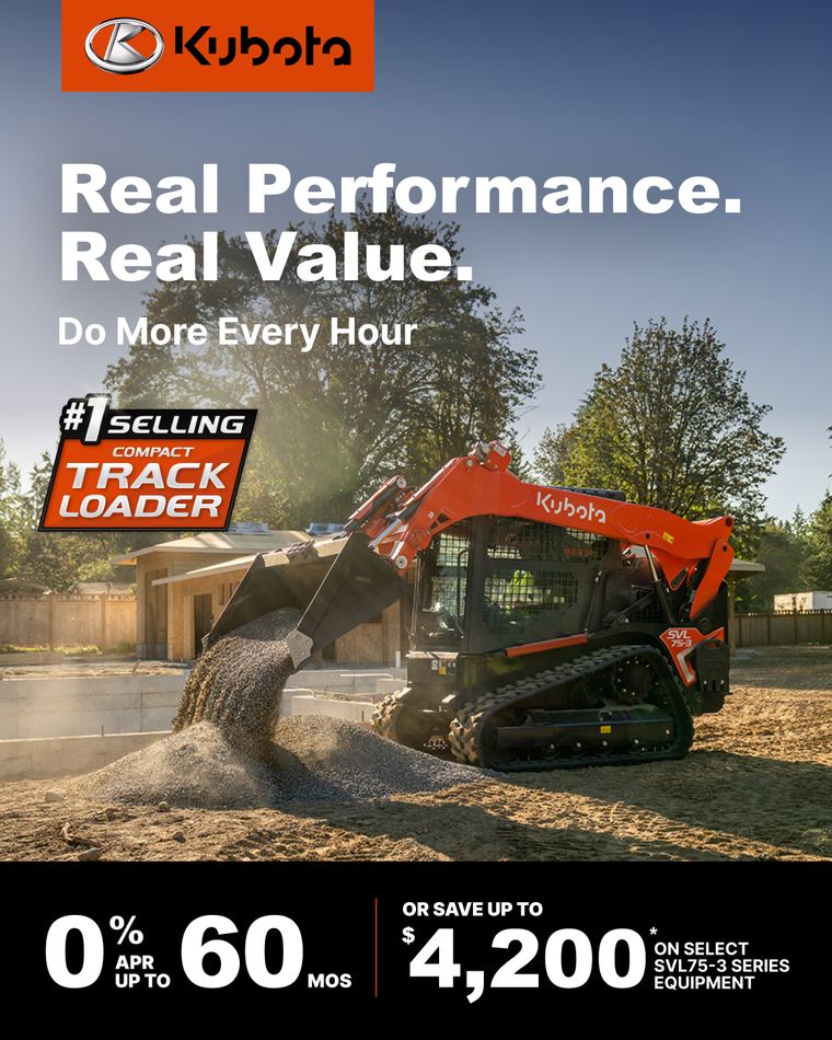 Kubota SVL75-3 — September offer creative