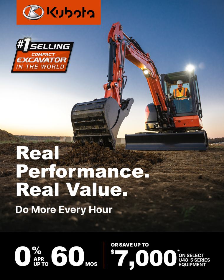 Kubota U48-5 — September offer creative