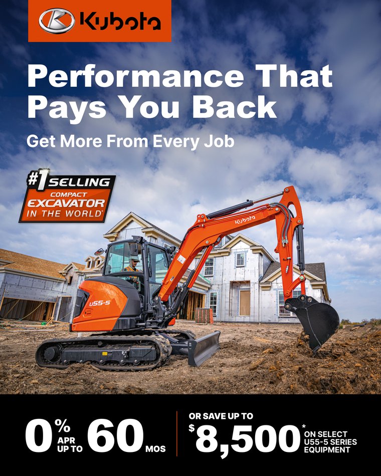 Kubota U55-5 — September offer creative